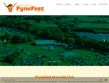 Tablet Screenshot of fynefest.com